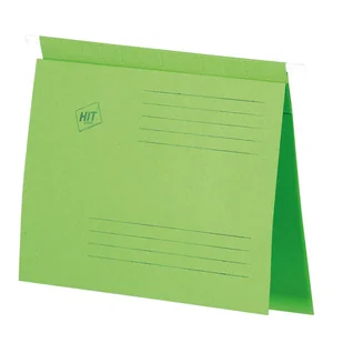 HIT Office Skoroszyt zawieszany A4, zielone, 5é szt. 255.02 - Teczki i skoroszyty - miniaturka - grafika 1