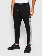 Spodnie sportowe męskie - Alpha Industries Spodnie dresowe Safety Line 128390 Czarny Regular Fit - miniaturka - grafika 1