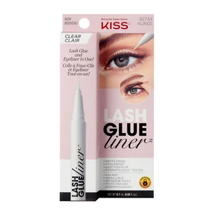 KISS Klej do rzęs z eyelinerem Lash Glue Liner Clear 0,7 ml - Eyelinery - miniaturka - grafika 2