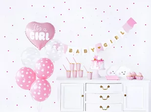 Zestaw dekoracji, party dla dziewczynki,  It's a girl - Balony i akcesoria - miniaturka - grafika 1