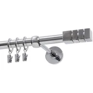 Karnisze - Karnisz DECASTYL Dion z kółkami pojedynczy 480 cm Chrom - miniaturka - grafika 1