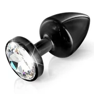 Wibratory analne - Diogol Plug analny zdobiony - Anni Butt Plug Round Black 35 mm Czarny DG041A [6542970] - miniaturka - grafika 1