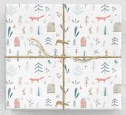 Opakowania i torebki na prezenty - Papier Pakowy Scandi Zimowa Opowieść Kolor Biały 3 Arkusze - miniaturka - grafika 1