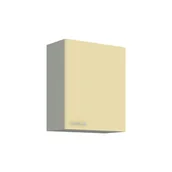 Szafki kuchenne - Szafka Górna Wisząca 60 G-72 1F Karmen Stolarz Lempert Krem, Szary Platynowy - miniaturka - grafika 1