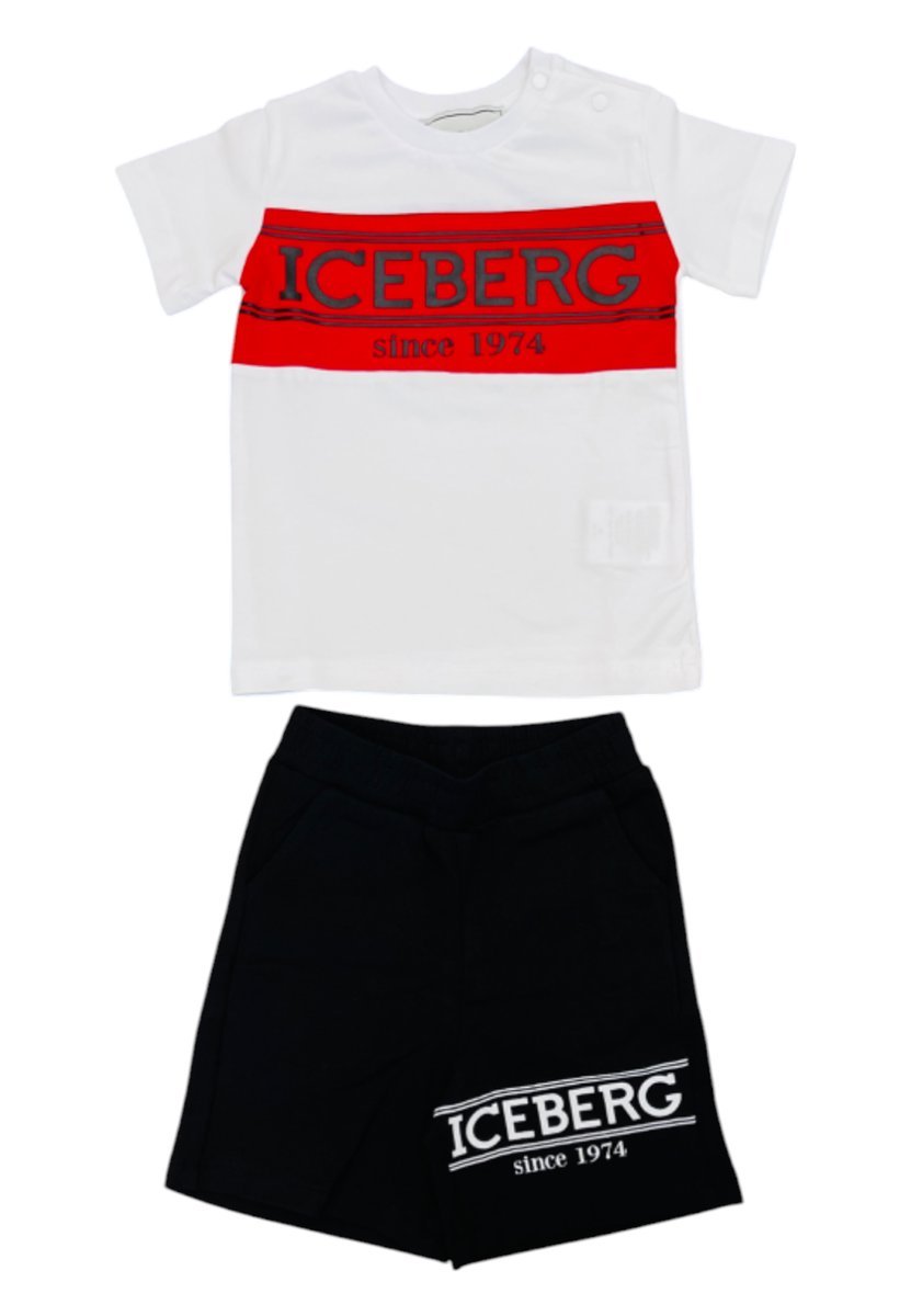 Completo 2 pezzi Bambino Iceberg T-shirt + shorts
