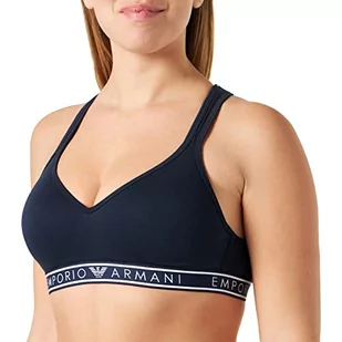 Emporio Armani Damski biustonosz wyściełany, Marine, L - Biustonosze - miniaturka - grafika 1