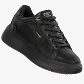 Sneakersy damskie - Sneakersy Damskie Buty Ekoskóra Czarne American Club RH 81/22 Czarny 37 - miniaturka - grafika 1