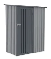 Altany ogrodowe - Szopa narzędziowa KENT 143x89cm Light Grey, stalowa, wentylowana, kompaktowy magazyn na narzędzia i akcesoria ogrodowe Hardmaister - miniaturka - grafika 1
