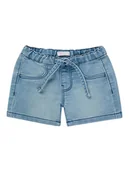 Spodenki dla niemowląt - Noppies Szorty dżinsowe "Orencio" w kolorze niebieskim - miniaturka - grafika 1