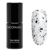 Lakiery hybrydowe - NEONAIL UV Gel Polish Top Crush Black Gloss - miniaturka - grafika 1