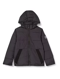 Kurtki i płaszcze dla chłopców - TOM TAILOR Chłopcy Dziecięca kurtka zimowa z kapturem 1033348, 29476 - Coal Grey, 164 - grafika 1