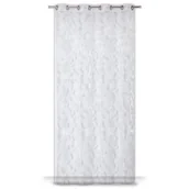 Firany - Firana na przelotkach biała 140 x 240 cm - miniaturka - grafika 1