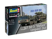 Modele do sklejania - Model plastikowy SLT 50-3 Elefant + Leopard 2A4 - miniaturka - grafika 1