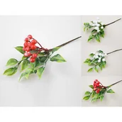 Ozdoby bożonarodzeniowe - Gałązka jarzębiny 20 cm mix - miniaturka - grafika 1