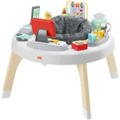 Zabawki interaktywne dla dzieci - Fisher Price biuro dla dzieci 2w1 z aktywnościami HBM26 - miniaturka - grafika 1