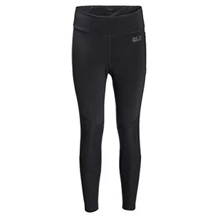 Spodnie damskie - Jack Wolfskin Damskie spodnie Hike Lite Tight W Czarny 12 1506601 - grafika 1