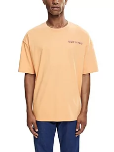 edc by ESPRIT Męski t-shirt 072CC2K315, 840/PEACH, standardowy - Koszulki męskie - miniaturka - grafika 1