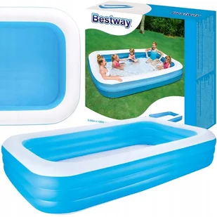 Bestway Basen Ogrodowy Dmuchany Duży Rodzinny Prostokątny Ogród 305x183cm - Baseny ogrodowe - miniaturka - grafika 1