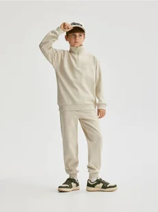 Reserved - Bawełniany komplet - beżowy - Bluzy dla chłopców - miniaturka - grafika 1