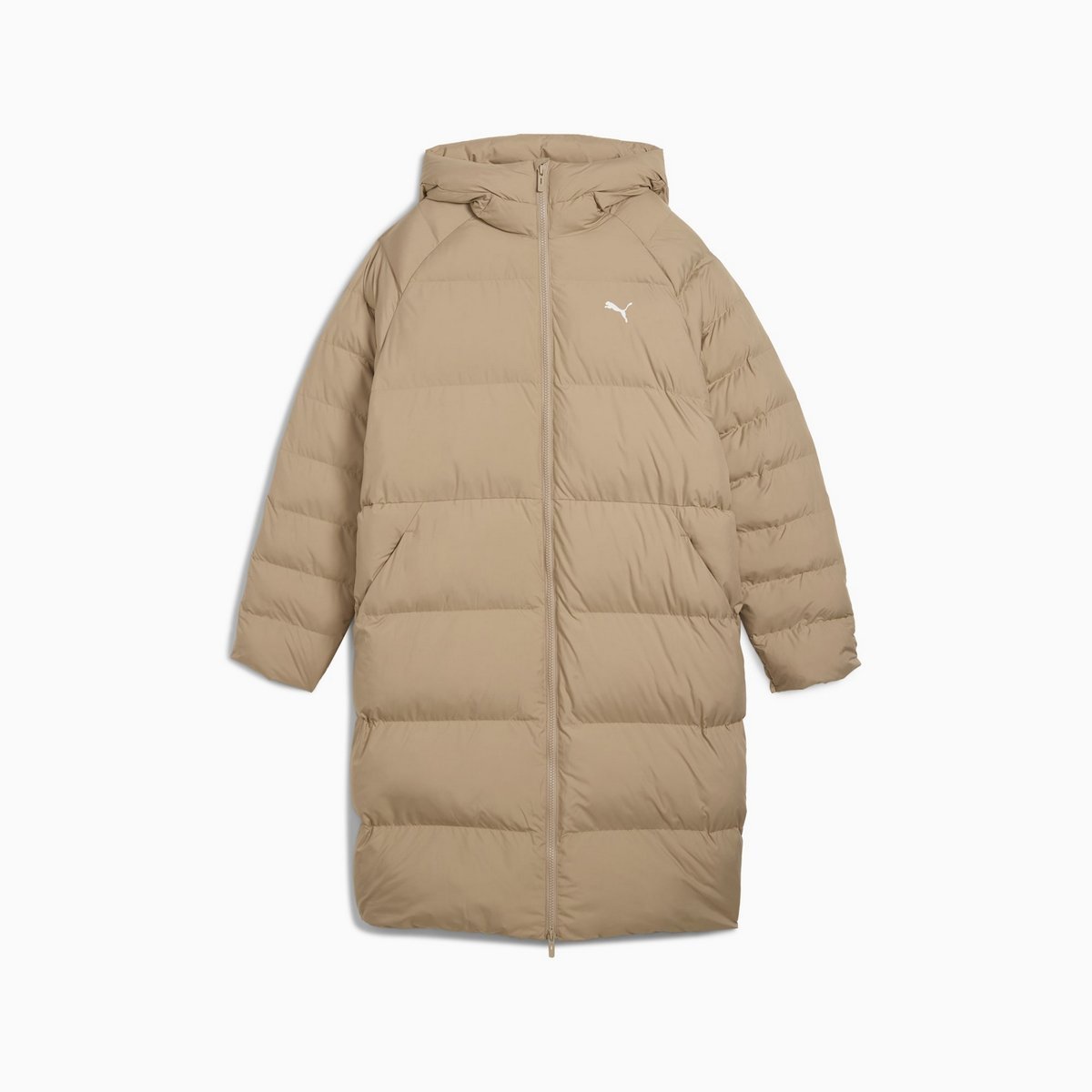 Płaszcz puchowy damski Puma MONO HOODED beżowy 68838455 r S