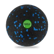 Akcesoria do masażu - Piłka do masażu, piankowa, NS-965, czarno-niebieski - miniaturka - grafika 1