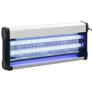 vidaXL Pułapka na owady, czarna, aluminiowa, ABS, 40 W vidaXL - Lampy owadobójcze - miniaturka - grafika 9