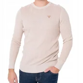 Swetry męskie - Sweter Męski GUESS M4RR10 Z3BV1 Beżowy - miniaturka - grafika 1