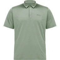 Koszulki męskie - Koszulka męska polo Delgami Polo Jack Wolfskin - miniaturka - grafika 1