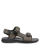 Sandały męskie - Geox Sandały U Spherica Ec5 U55ELB 000EK C1018 Szary - miniaturka - grafika 1