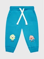 Spodnie i spodenki dla dziewczynek - Zippy Spodnie dresowe 227-6909ZT Niebieski Regular Fit - miniaturka - grafika 1