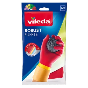Vileda Rękawice Gospodarcze Super Protector L 105381 - Rękawice robocze - miniaturka - grafika 2