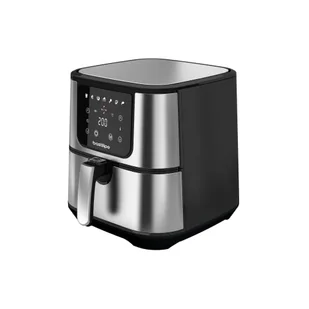 Bastilipo - Cyfrowa frytkownica powietrzna o pojemności 5,5 l, 1800 W, wykończenie ze stali szczotkowanej AF-1800, Dragon Air fryer - Frytkownice - miniaturka - grafika 1