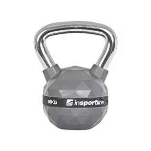 inSPORTline Hantel gumowany inSPORTline Ketlebel PU 16kg 21643 - Kettlebell - miniaturka - grafika 1