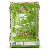 Materiały opałowe - Pellet drzewny Happy Pellet DINplus - miniaturka - grafika 1