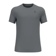 Koszulki sportowe męskie - Męska koszulka termoaktywna Odlo F-Dry T-Shirt steel grey - M - miniaturka - grafika 1