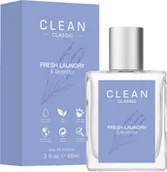 Wody i perfumy unisex - Clean CLEAN Fresh Laundry & Lavender, EDT 60 ml - miniaturka - grafika 1