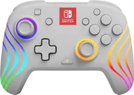 Kontrolery do Nintendo - PDP wireless controller Afterglow Wave Nintendo Switch, white 500-252-WH - miniaturka - grafika 1