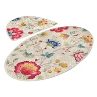 Dywaniki łazienkowe - Jasnobrązowe dywaniki łazienkowe zestaw 2 szt. 60x100 cm Arya – Foutastic - miniaturka - grafika 1