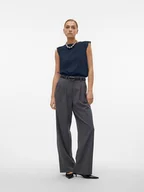 Koszulki i topy damskie - Vero Moda Koszulka w kolorze granatowym - miniaturka - grafika 1