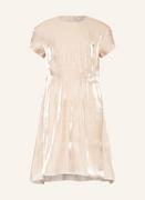 Sukienki - Calvin Klein Sukienka Z Błyszczącą Przędzą gelb - miniaturka - grafika 1