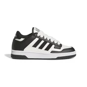 Sneakersy damskie - Dziecięce Sneakersy ADIDAS RAPID COURT LOW J JR0166 – Czarny - miniaturka - grafika 1