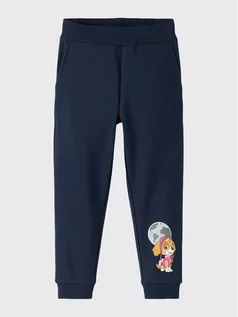 Spodnie i spodenki dla dziewczynek - NAME IT Spodnie dresowe PAW PATROL 13207799 Granatowy Regular Fit - grafika 1