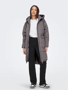ONLY Kurtka zimowa 15160167 Szary Relaxed Fit - Kurtki damskie - miniaturka - grafika 1