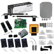Zestawy do bram - FAAC Zestaw ALFA 414 230V do bram o długości skrzydła do 3 m + Lampa XLED + 4 Piloty - miniaturka - grafika 1