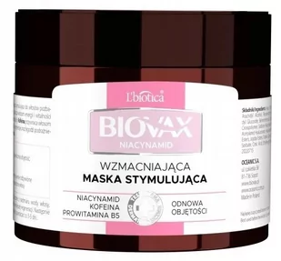 Biovax Niacynamid wzmacniająca Maska stymulująca do włosów 250 ml - Maski do włosów - miniaturka - grafika 1
