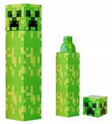 Bidony dla dzieci - Butelka Bidon Kwadratowy Minecraft Creeper 650Ml - miniaturka - grafika 1