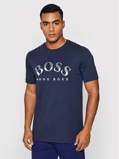 Koszulki męskie - Hugo Boss T-Shirt Tee 1 50455760 Granatowy Regular Fit - grafika 1