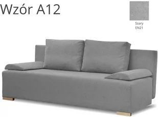 Sofa rozkładana kanapa sprężyny bonell Eufori PLUS A12 - SZARY | ENJOY EN21 - Sofy i kanapy - miniaturka - grafika 1