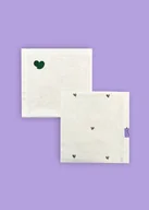 Pieluchy - PIELUSZKI MUŚLINOWE Z BAMBUSA - DWUPAK 60x60 CM / SERDUSZKA - miniaturka - grafika 1