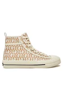 Trampki damskie - Guess Trampki FLPCOL FAL12 Beżowy - miniaturka - grafika 1